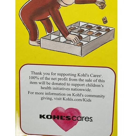 Curious George Plush & Book Set By Kohls Cares - Picture 4 of 4